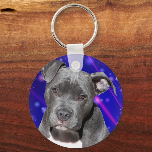 Pitbull-ruimte Sleutelhanger (Voorkant)