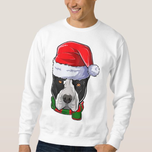 Pitbull Santa Claus Jongenskleding, Kerst kinder D Trui (Voorkant)