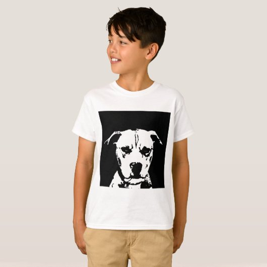Pitbull-Shirt - Kinder T-shirt (Voorkant volledig)