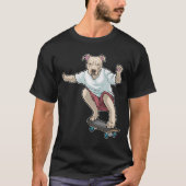 Pitbull Skater Skateboard T-shirt (Voorkant)