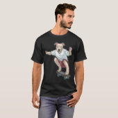 Pitbull Skater Skateboard T-shirt (Voorkant volledig)