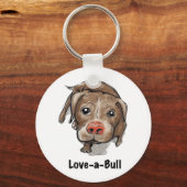 Pitbull Sleutelhanger (Voorkant)