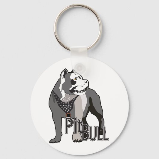Pitbull Sleutelhanger (Voorkant)