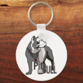 Pitbull Sleutelhanger (Voorkant)