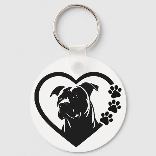 Pitbull Sleutelhanger (Voorkant)
