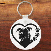 Pitbull Sleutelhanger (Voorkant)