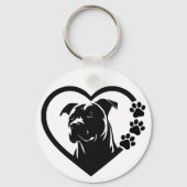 Pitbull Sleutelhanger (Achterkant)