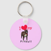 Pitbull Sleutelhanger (Voorkant)