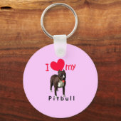Pitbull Sleutelhanger (Voorkant)