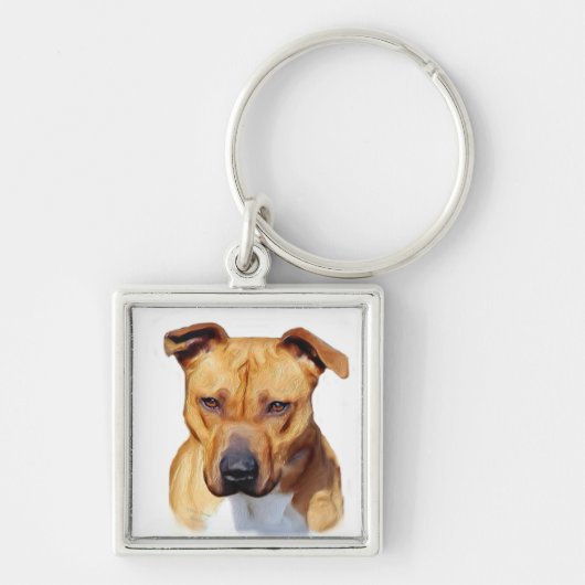 Pitbull-sleutelhanger Sleutelhanger (Voorkant)