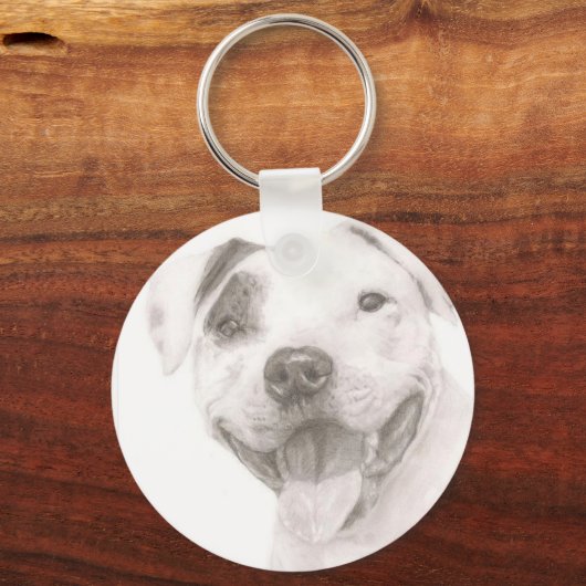 Pitbull-Sleutelhanger Sleutelhanger (Voorkant)