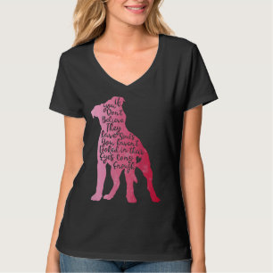 Pitbull Souls adopteert redding Pitbulls Love Dont T-shirt