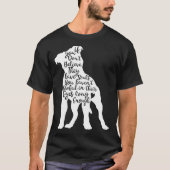 Pitbull Souls Rescue Ras Pit Bull Lover Schattige T-shirt (Voorkant)