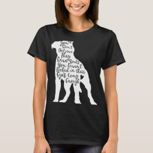 Pitbull Souls Rescue Ras Pit Bull Lover Schattige T-shirt
