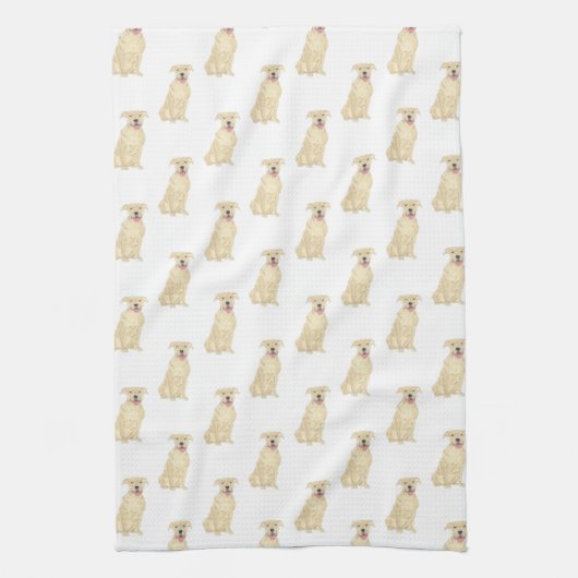 Pitbull Staffy (Fawn Tan) Theedoek (Verticaal)