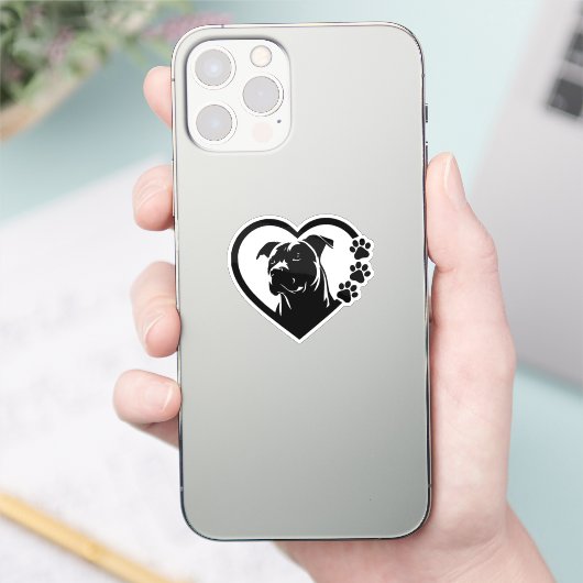 Pitbull Sticker (Telefoon)