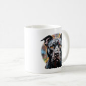 Pitbull Straatkunst Koffiemok (Voorkant rechts)