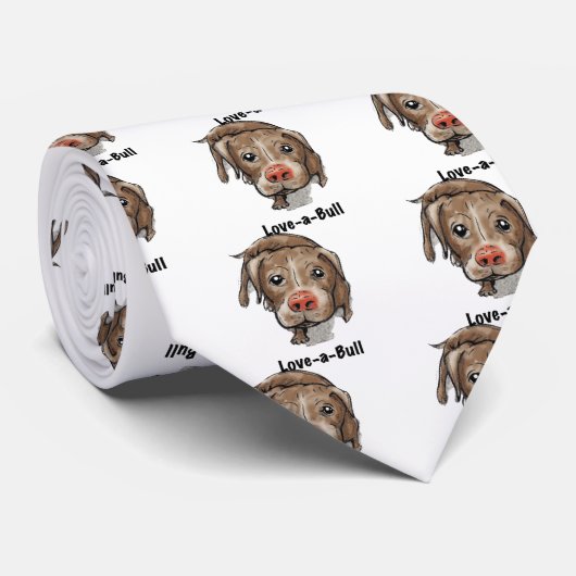 Pitbull Stropdas (Opgerold)