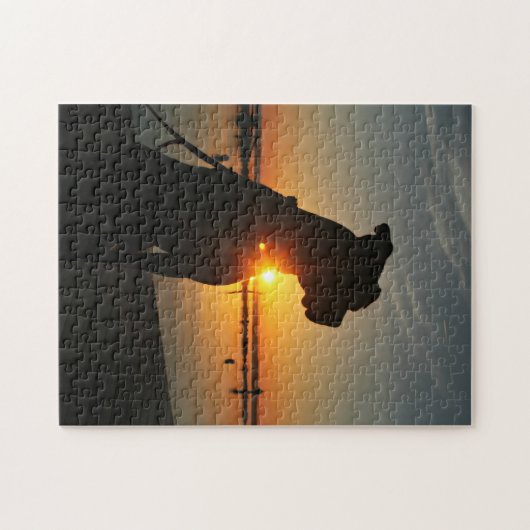 Pitbull Sunrise Puzzle Legpuzzel (Horizontaal)