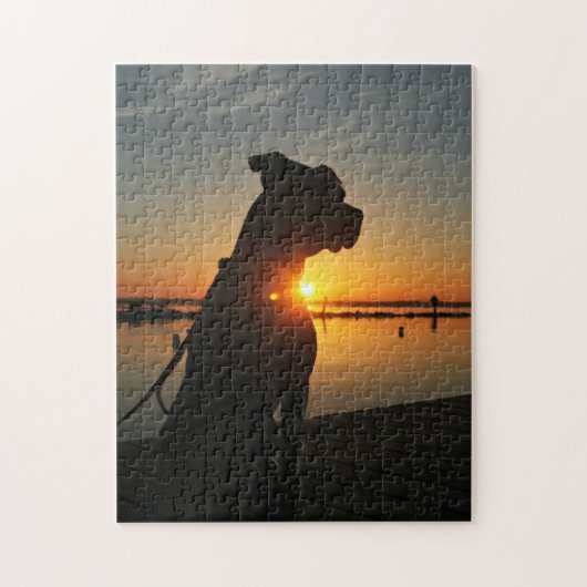 Pitbull Sunrise Puzzle Legpuzzel (Verticaal)