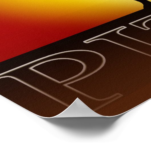 Pitbull Sunset Poster (Hoek)