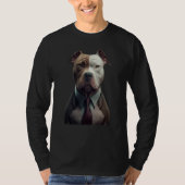Pitbull Surrealism Style of Pitbull T-shirt (Voorkant)