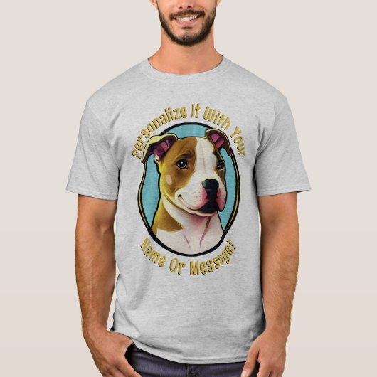  Pitbull T-Shirt (Voorkant)