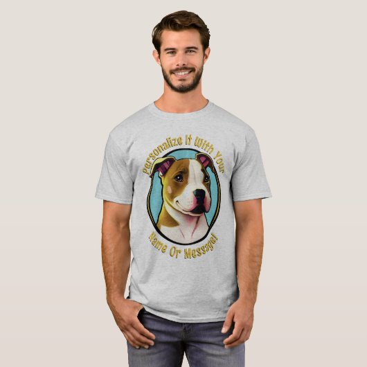 Pitbull T-Shirt (Voorkant volledig)