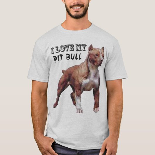 pitbull t-shirt (Voorkant)