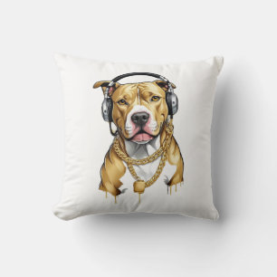 Pitbull T-shirt streetstyle Kussen