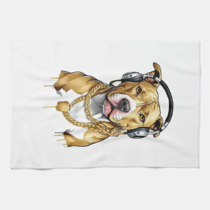 Pitbull T-shirt streetstyle Theedoek