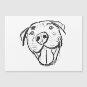 pitbull tekening eenvoudig hondenliefhebbers zwart