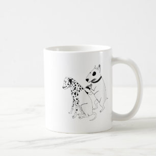 Pitbull Terrier Dog Dier Dalmatische Tattoo Puppy Koffiemok