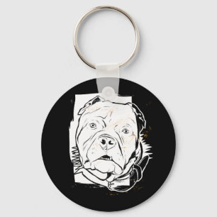 Pitbull Terrier - Fearless Dog Sleutelhanger