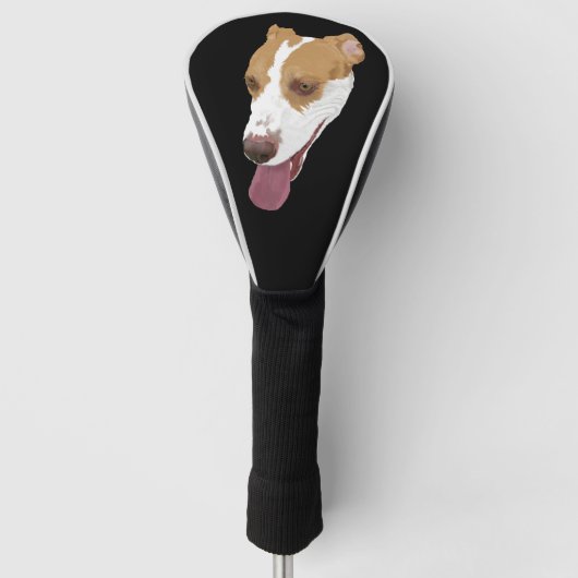 Pitbull Terrier Mix Golfheadcover (Voorkant)