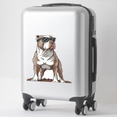 Pitbull The Guardian Sticker (Koffer)