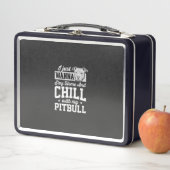 Pitbull Thuis Blijven En Chillen Design (In situ)