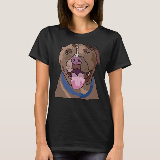 Pitbull Timmy T-shirt (Voorkant)
