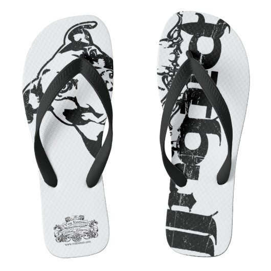 Pitbull Tribal Teenslippers (Voetbed)
