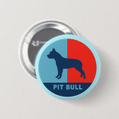 PitBull US-Button Ronde Button 5,7 Cm (Voorkant /achterkant)