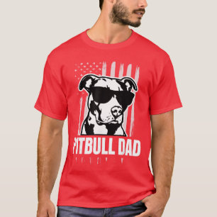 Pitbull Vader Mannen Pitbull Fan Geschenk voor Hon T-shirt
