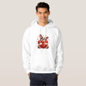 Pitbull Valentijnsdag Cadeaus Hoodie (Voorkant volledig)