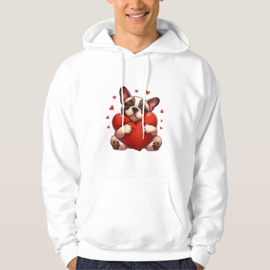 Pitbull Valentijnsdag Cadeaus Hoodie (Voorkant)