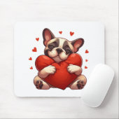 Pitbull Valentijnsdag Cadeaus Muismat (Met muis)