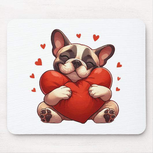 Pitbull Valentijnsdag Cadeaus Muismat (Voorkant)
