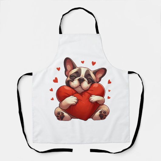 Pitbull Valentijnsdag Cadeaus Schort (Voorkant)