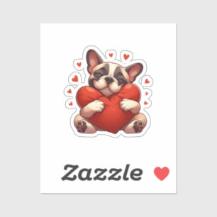 Pitbull Valentijnsdag Cadeaus Sticker