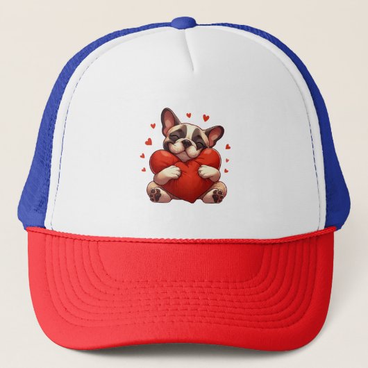 Pitbull Valentijnsdag Cadeaus Trucker Pet (Voorkant)