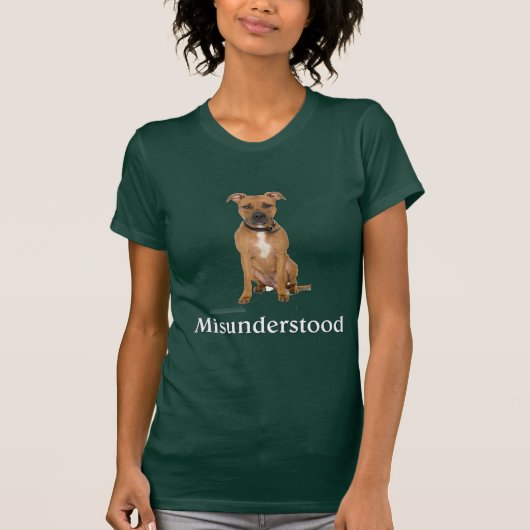 Pitbull - verkeerd begrepen t-shirt (Voorkant)