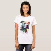 Pitbull vibrante: un toque de vida t-shirt (Voorkant volledig)